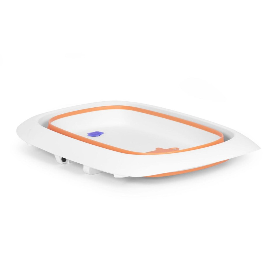 Детская ванночка для купания CARE Ecotoys HA-B31 ORANGE раскладная