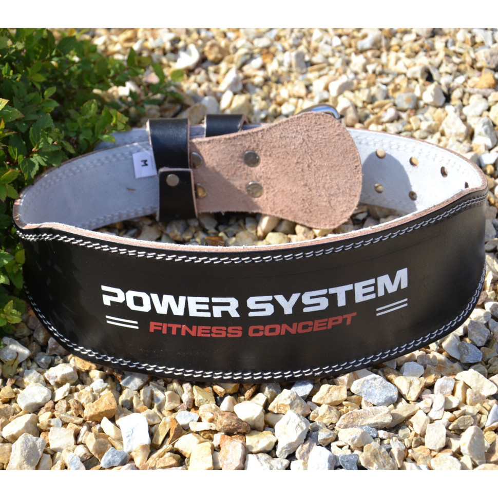 Пояс для тяжелой атлетики Power System Power PS-3100_S_Black (кожаный) Black S