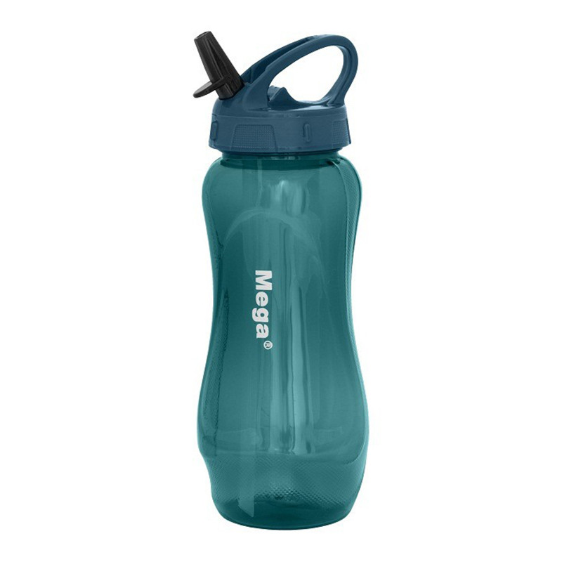 Спортивна пляшка Tritan MT065DS Mega 0717040678020BLUE, блакитна 0,65 л