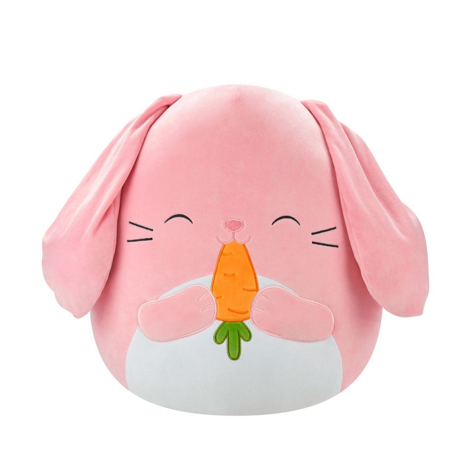 Мягкая игрушка Зайчик Боп с морковкой Squishmallows SQER00831, 19 см