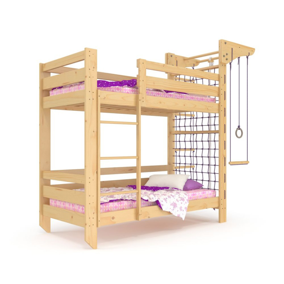 Двоярусне спортивне ліжко SportBaby babyson 8, 80x190см