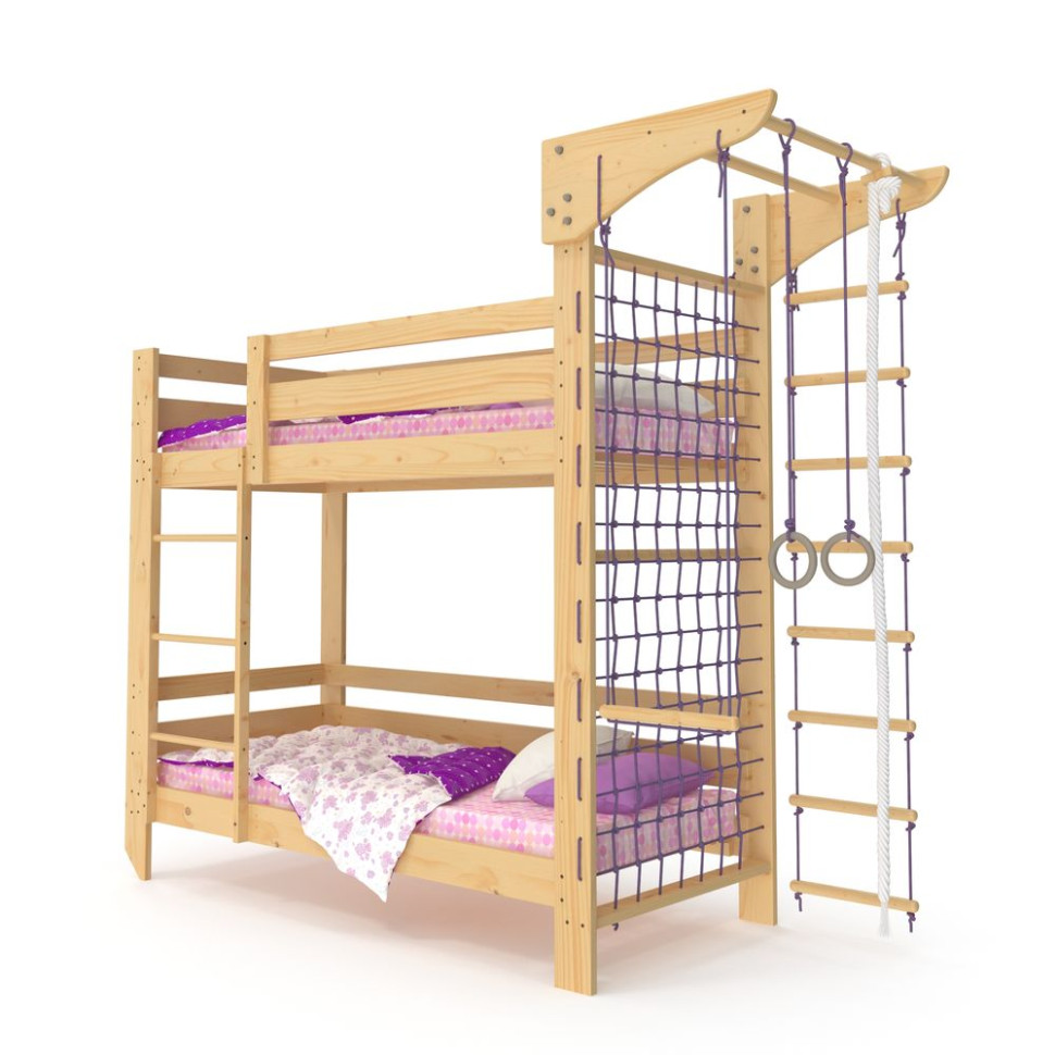 Двоярусне спортивне ліжко SportBaby babyson 8, 80x190см