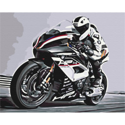 Картина по номерам "Гонщик" Brushme BS52393, 40х50 см