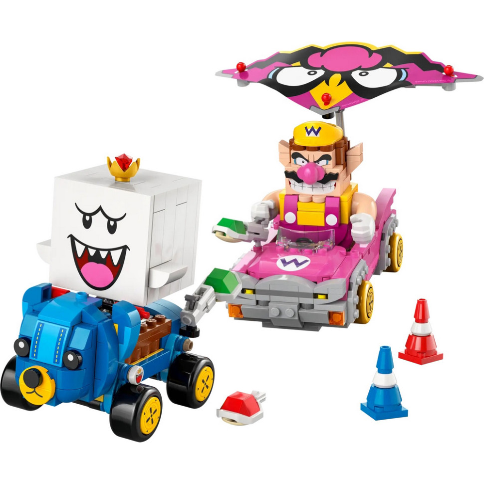 Конструктор Super Mario Mario Kart – Wario та King Boo LEGO 72038, 512 деталей