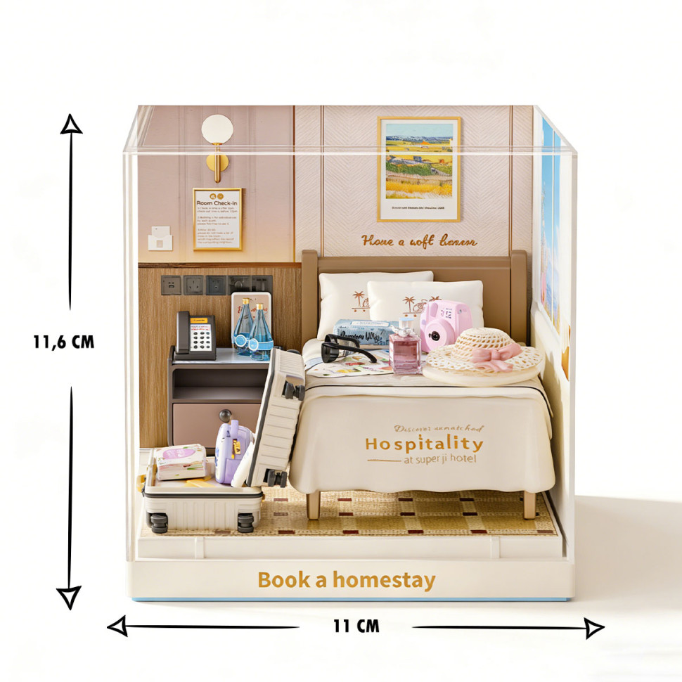 Конструктор-румбокс Готельний номер Mini House 8038-MH серії 