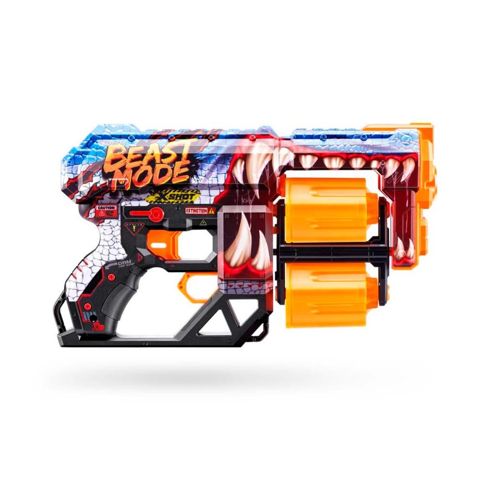 Швидкострільний бластер Skins Dread Beast Out X-Shot Zuru 36517P 12 патронів