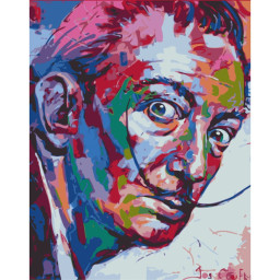 Картина по номерам без подрамника "Сальвадор Дали" Art Craft 10011-ACNF 40х50 см