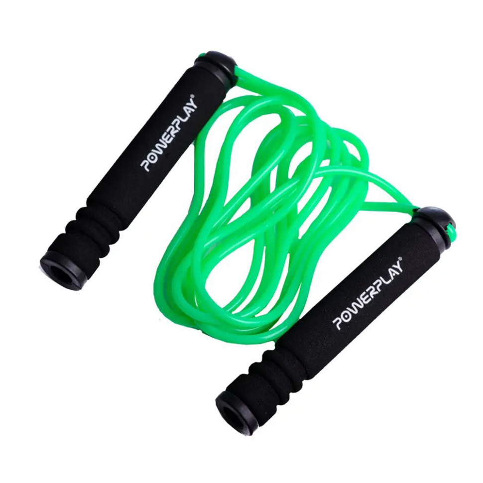 Скакалка PowerPlay PP_4205_Green, Зеленая