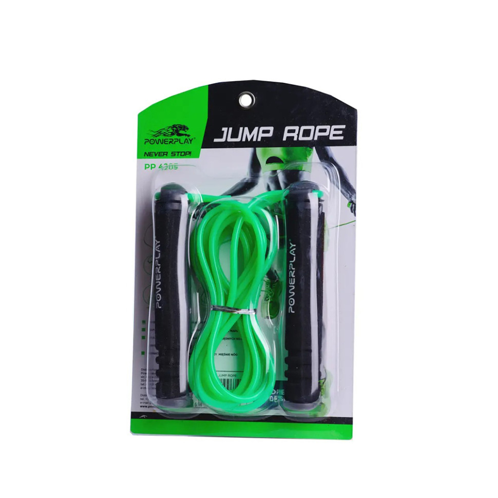 Скакалка PowerPlay PP_4205_Green, Зеленая