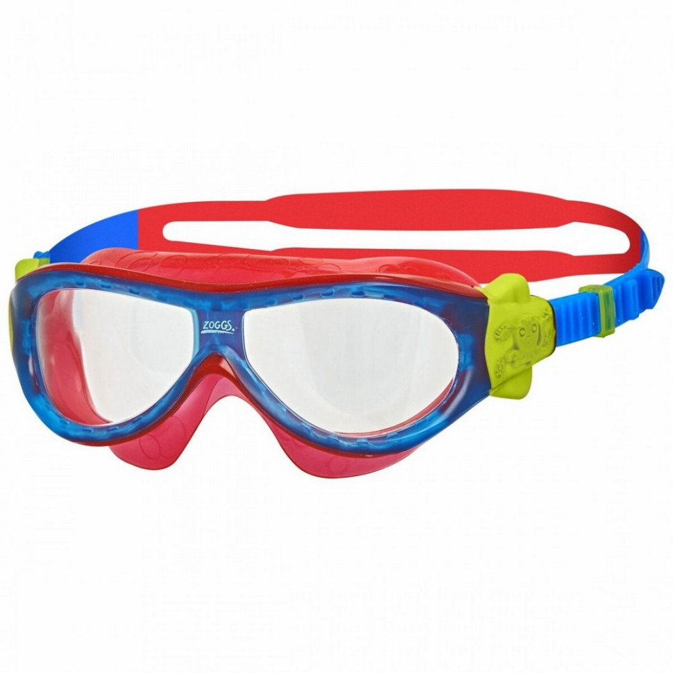 Очки для плавания детские Phantom Kids Mask Zoggs 300550.BLRDCLR, сине-красные
