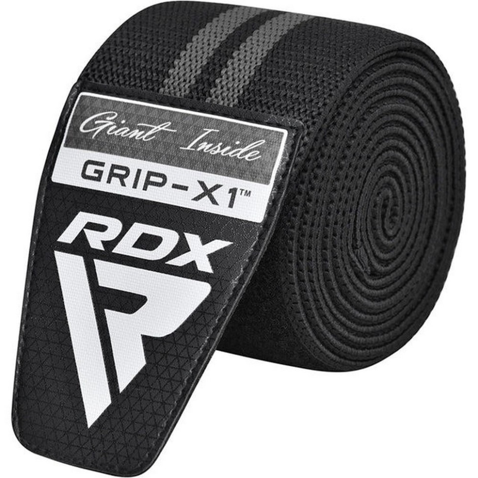Бинти на коліна KR11 GYM Knee Wrap RDX Inc Limited WAH-KR11BG, Black/Grey