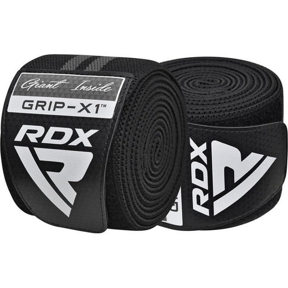 Бинти на коліна KR11 GYM Knee Wrap RDX Inc Limited WAH-KR11BG, Black/Grey