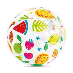 Детский надувной мяч Фрукты Intex 59040-8 размер 51 см