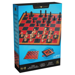 Набор настольных игр "Шахматы, шашки и крестики-нолики" Spin Master SM98377/6065336