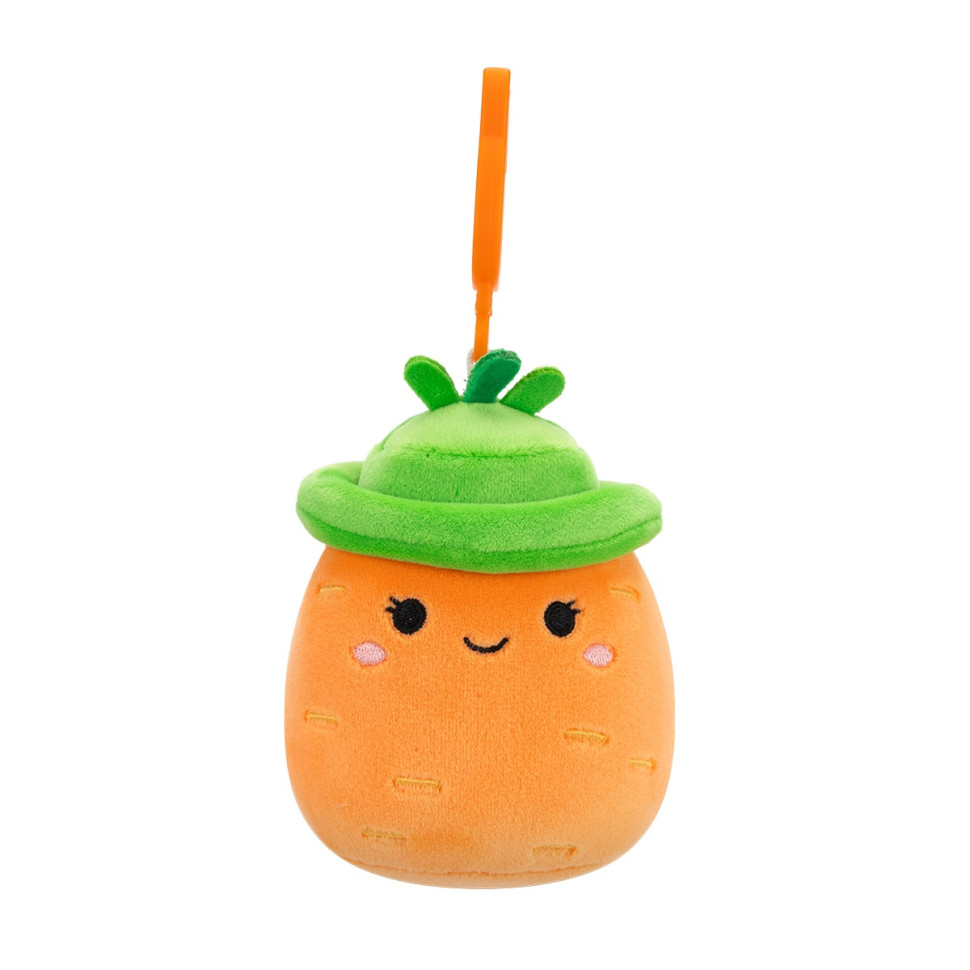 М'яка іграшка на кліпсі Морквинка Кароліна Squishmallows SQCP00462, 9 см