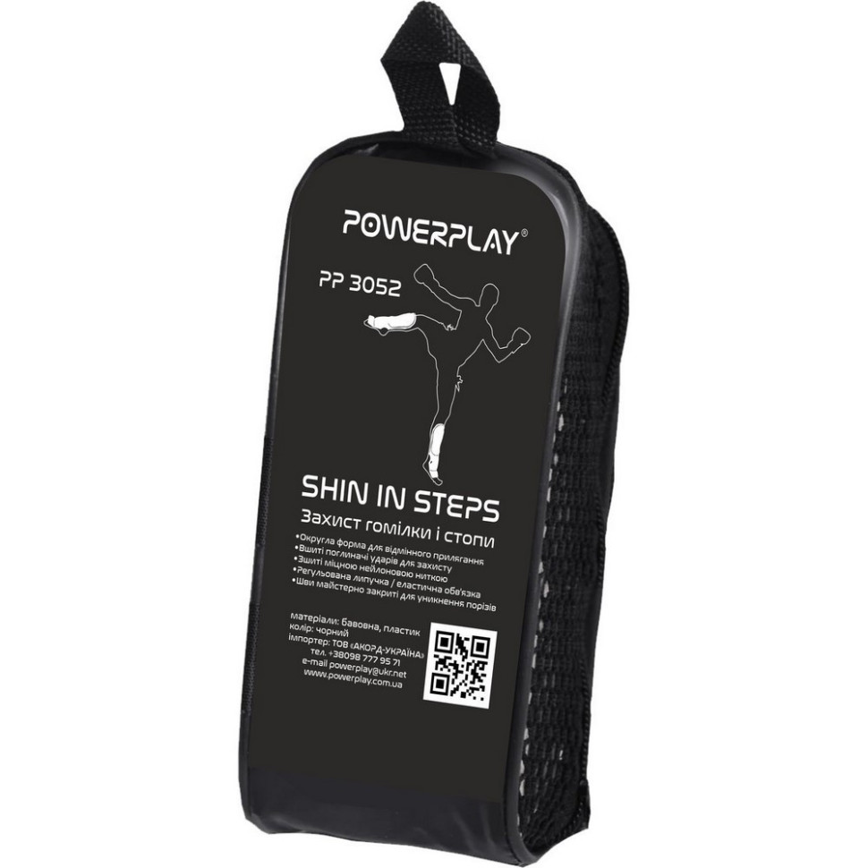 Захист гомілки і стопи 3052 PowerPlay PP_3052_L_Black_Blue, розмір L