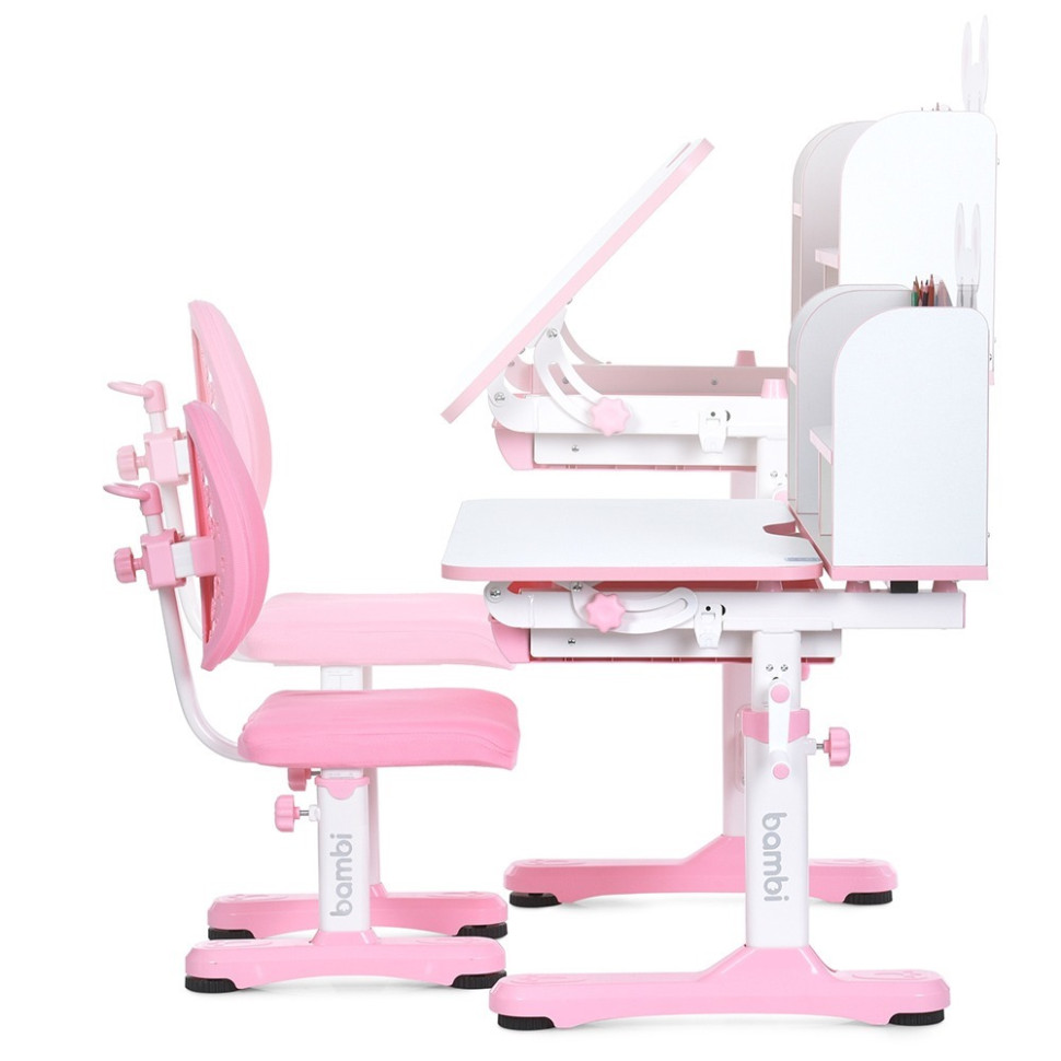 Дитяча Парта Bambi M 5800-8 рожевий, зі стільчиком