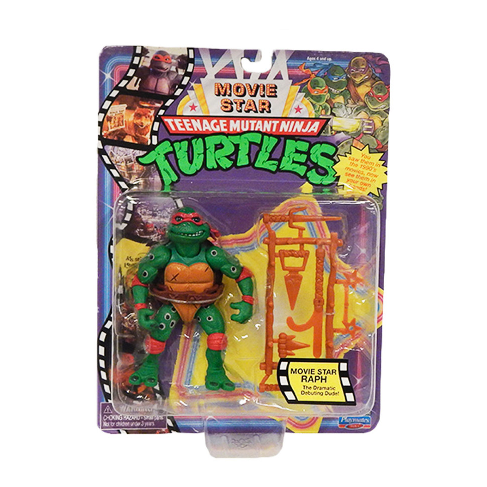 Фигурка Рафаэль TMNT 81334 серии ЧЕРЕПАШКИ-НИНДЗЯ MOVIE STAR 1992