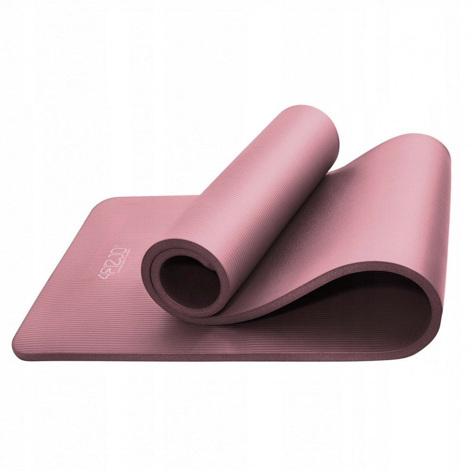 Килимок для йоги та фітнесу 4FIZJO 4FJ0370 Pink, NBR 180 x 60 x 1.5 см