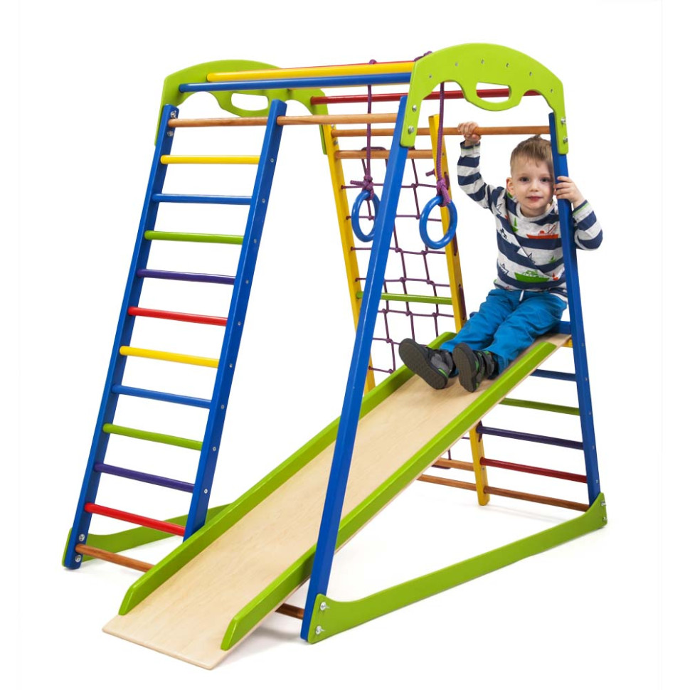 Дитячий спортивний комплекс SportBaby SportWood для дому