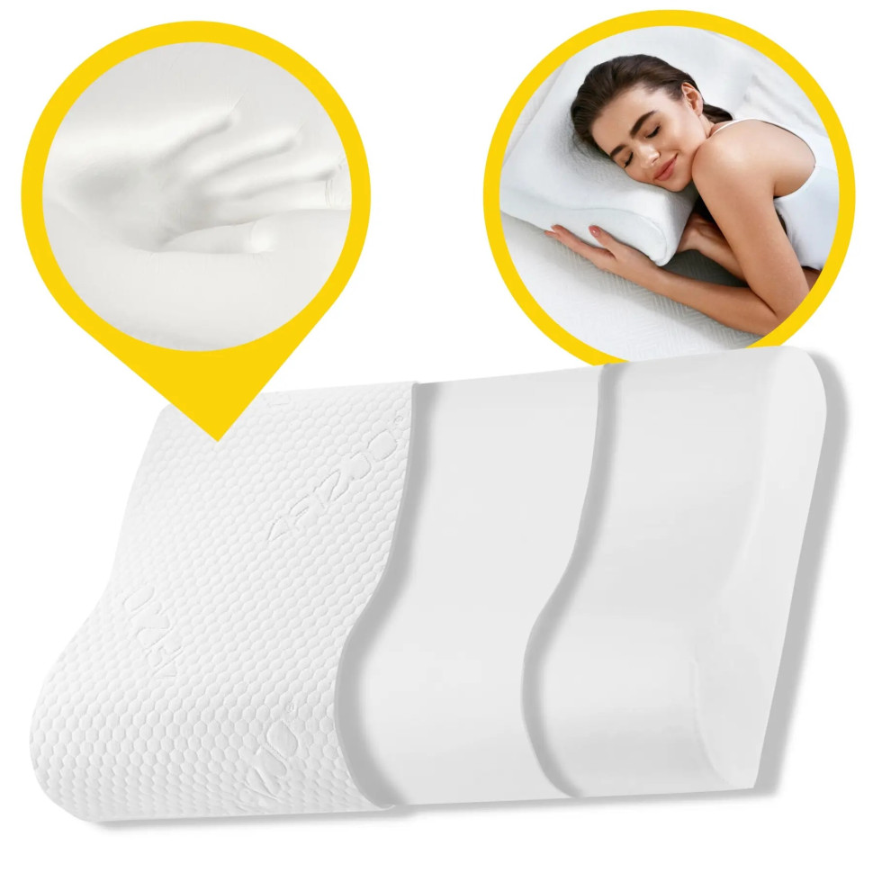 Подушка ортопедическая для сна Ergo 4FIZJO 4FJ0406 40x60 см