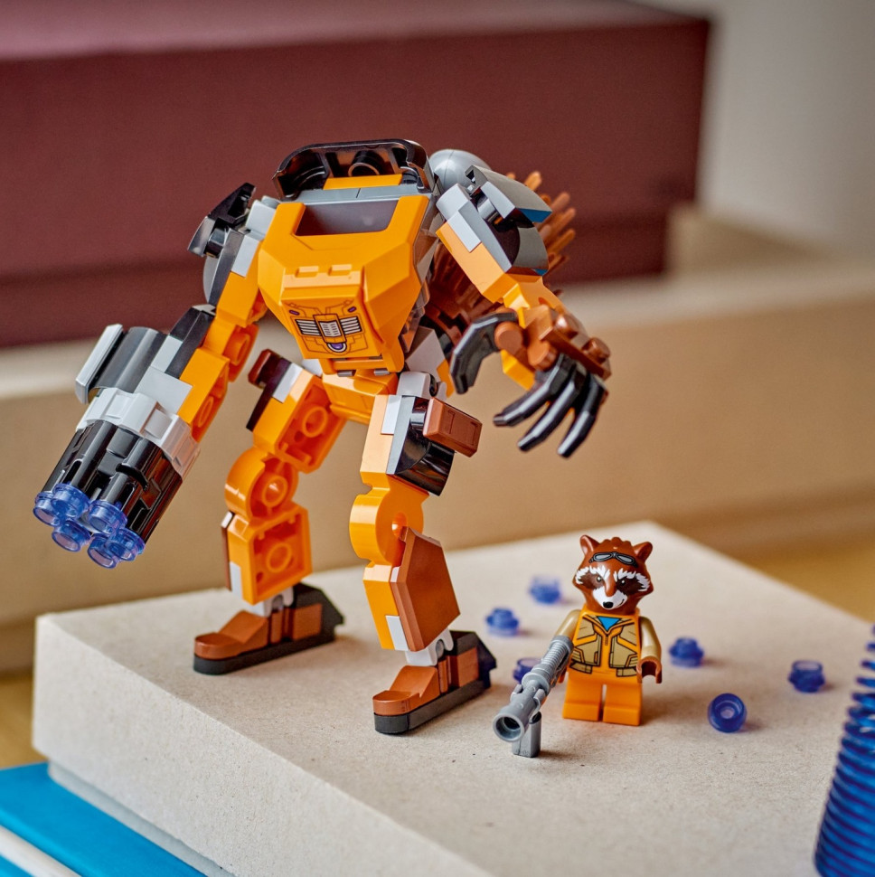 Конструктор LEGO Super Heroes Робоброня Єнота Ракети 76243