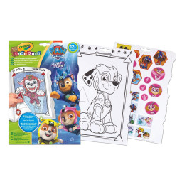 Розмальовка дитяча "Paw Patrol" Mini Kids Crayola 81-1373, 32 сторінки та 4 сторінки наклейок