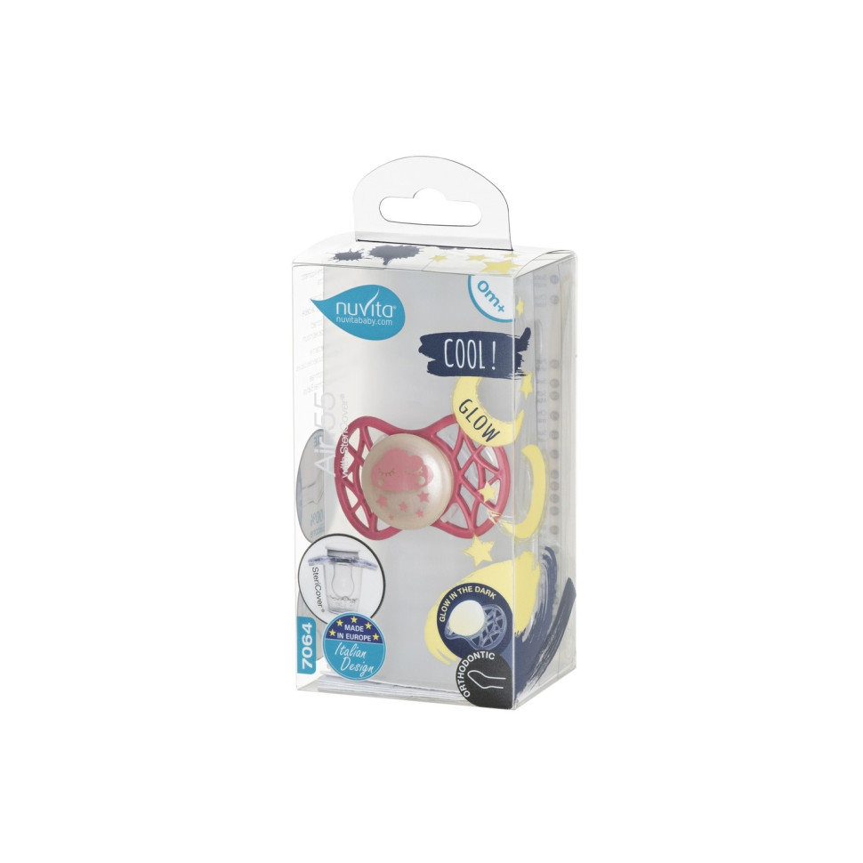 Пустышка Nuvita 7064 Air55 Cool ортодонтическая 0m+ 