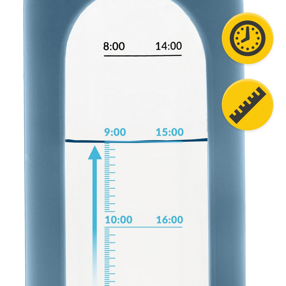 Пляшка для води спортивна 4FIZJO P-5905973403894 Blue 1000 мл