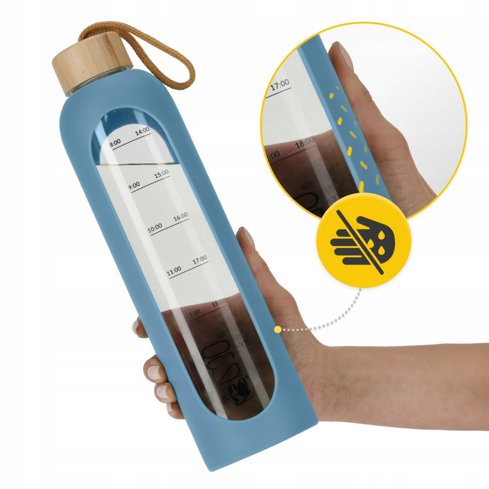 Пляшка для води спортивна 4FIZJO P-5905973403894 Blue 1000 мл