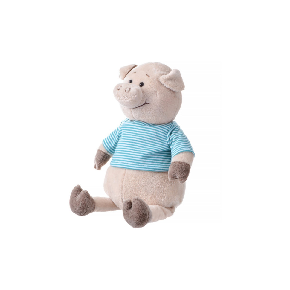 М'яка іграшка Same Toy Порося в сорочці (блакитний) 35 см THT715