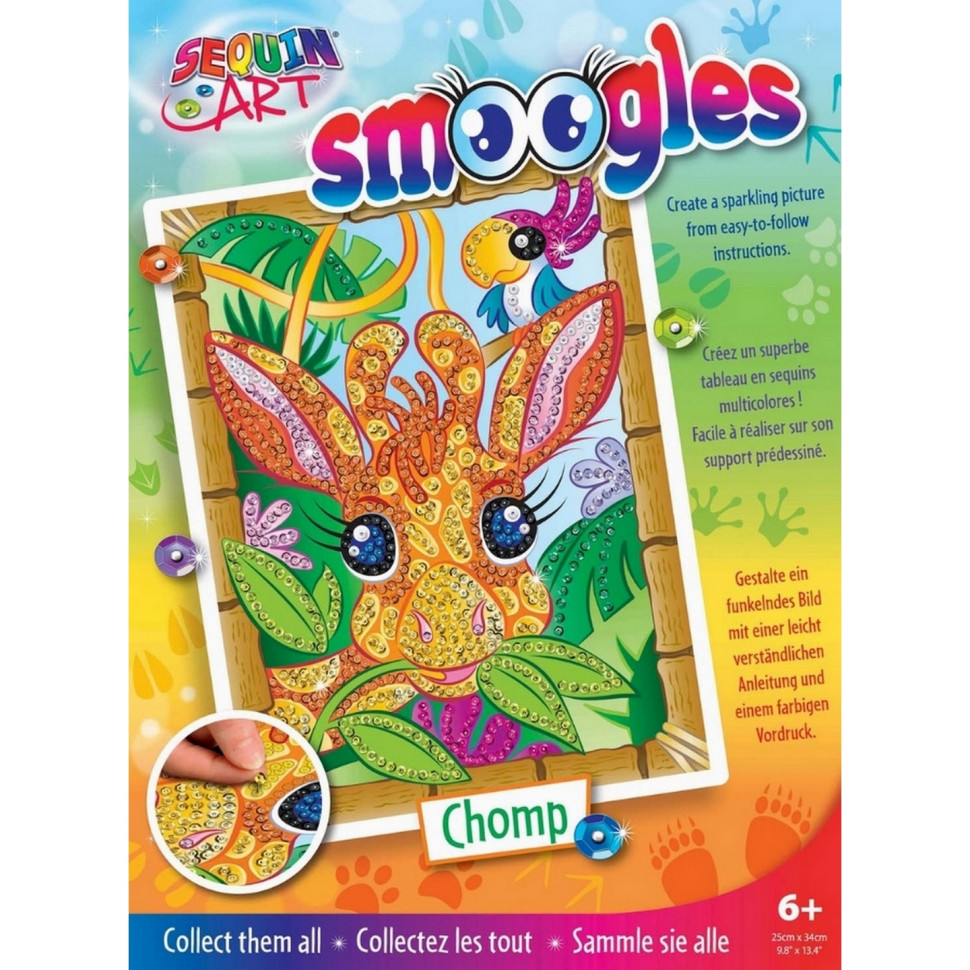 Набір для творчості Sequin Art SMOOGLES Жираф SA1822
