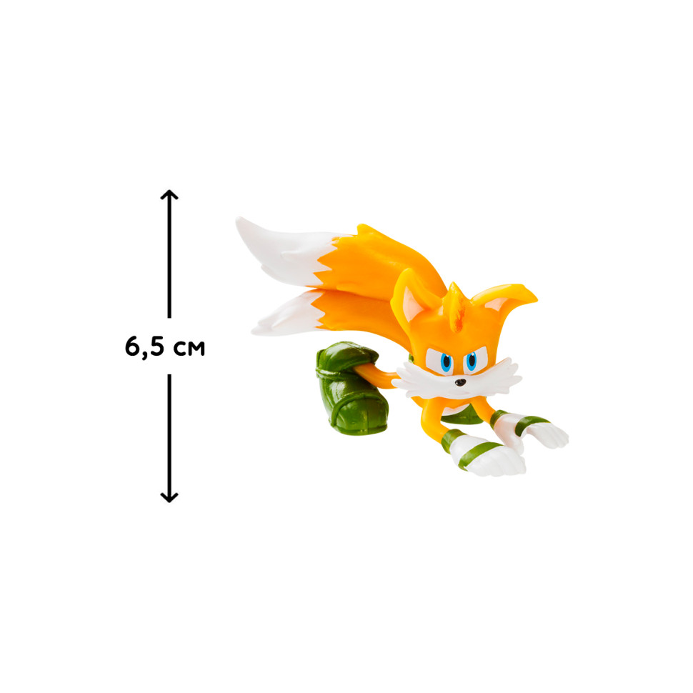 Ігрова фігурка Тейлз готовий до бою Sonic Prime SON2010B, 6,5 см
