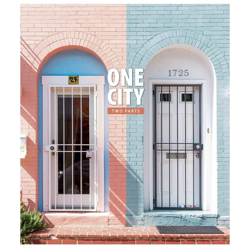 Тетрадь общая «One city, 2 parts» Школярик 080-3137L-2 в линию, 80 листов