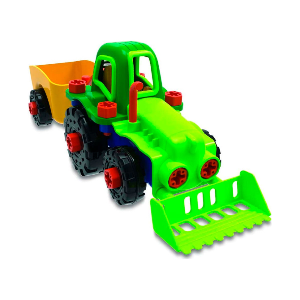 Дитячий конструктор Трактор Edu-Toys JS030 з інструментами