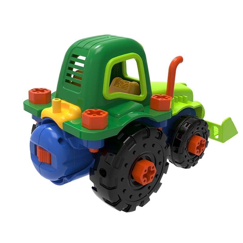 Дитячий конструктор Трактор Edu-Toys JS030 з інструментами