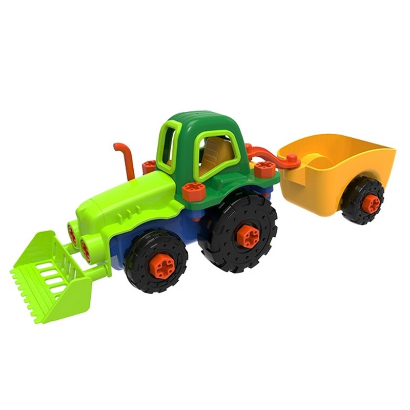 Дитячий конструктор Трактор Edu-Toys JS030 з інструментами