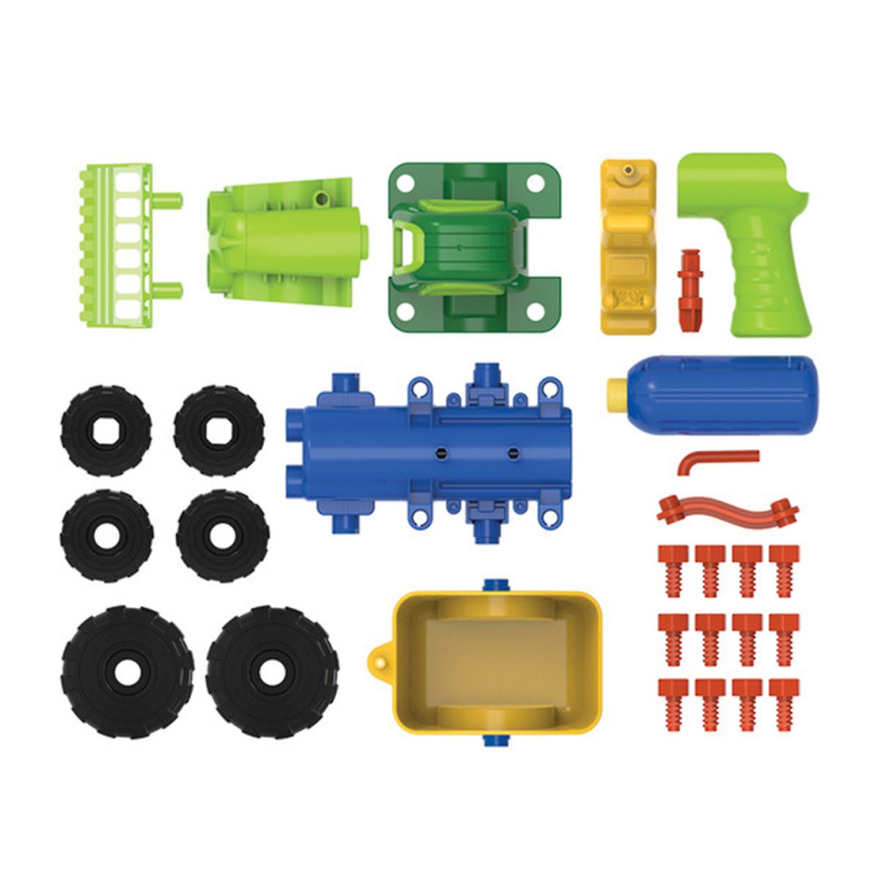 Дитячий конструктор Трактор Edu-Toys JS030 з інструментами