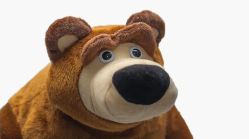 Мягкая игрушка Alina Toys мишка Мим 60 см коричневый 5784811ALN