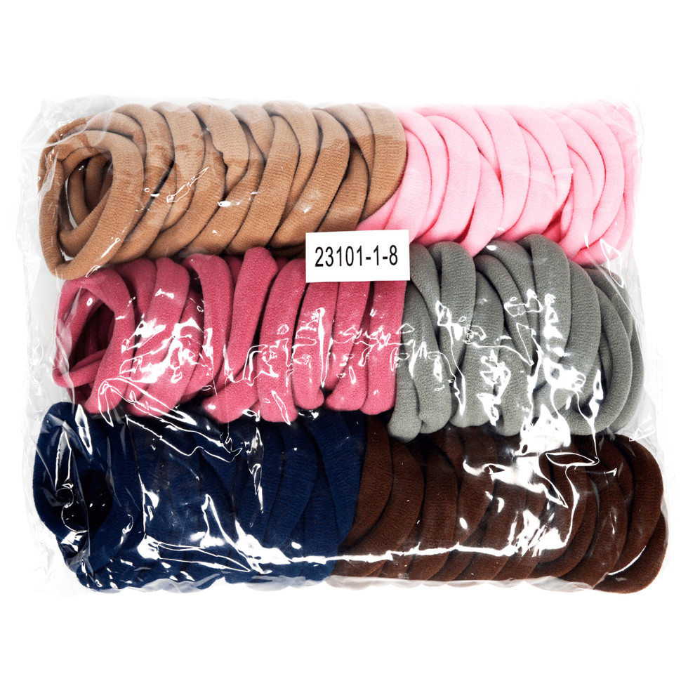 Резинки для волосся Різнокольорові-1 La-beauty 0307-1114-1, 100 штук