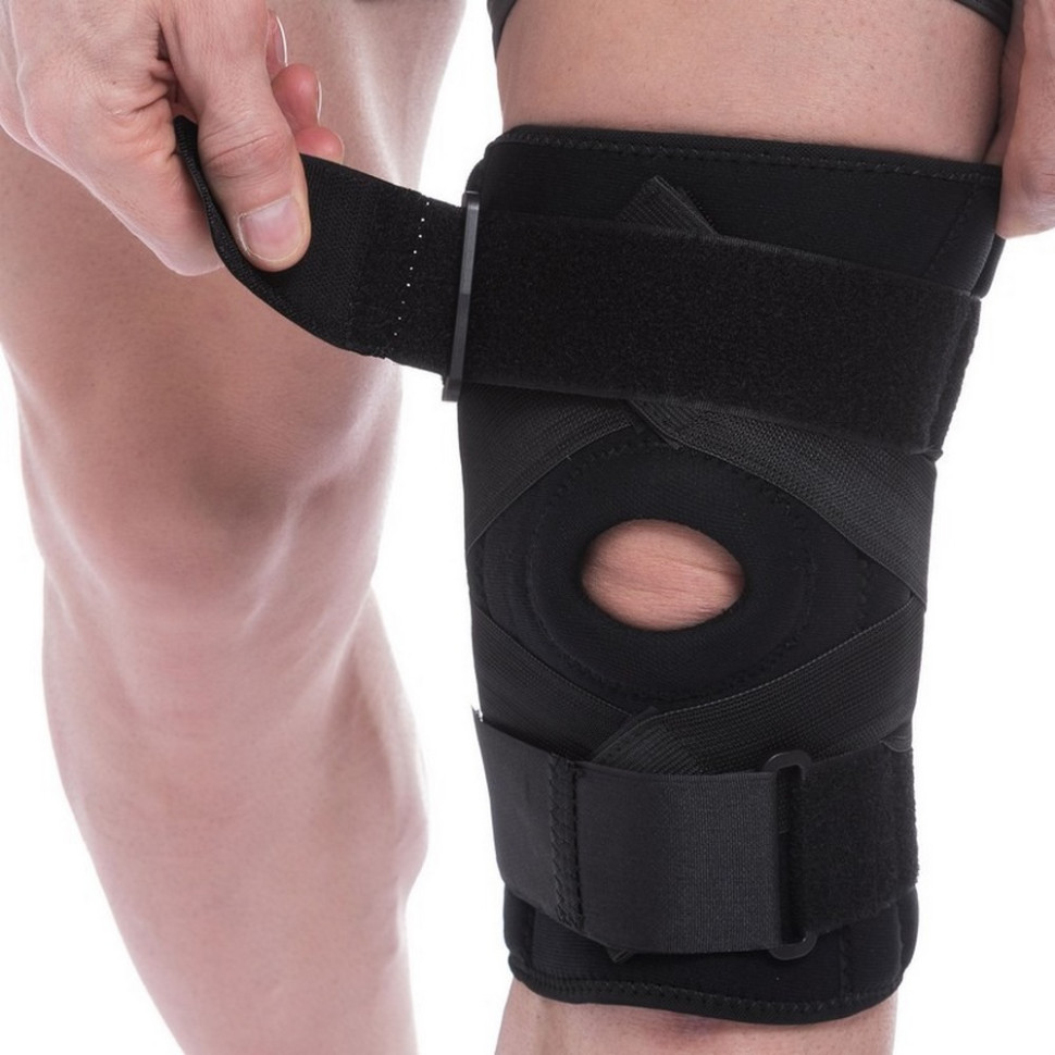 Наколінник бандаж з еластичними ребрами жорсткості Gemini Sport GMT-9052