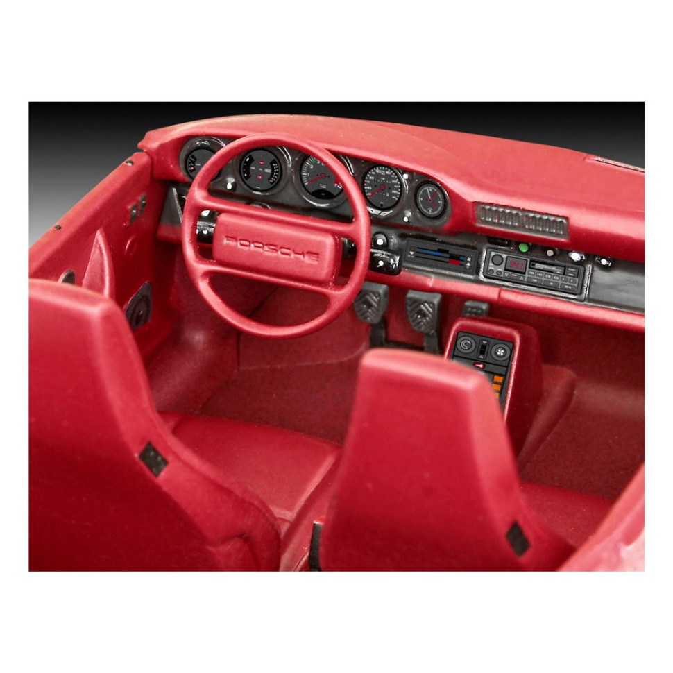 Сборная модель-копия набор Porsche 911 Carrera 3.2 Coupé Revell RVL-67688 уровень 3, 1:24
