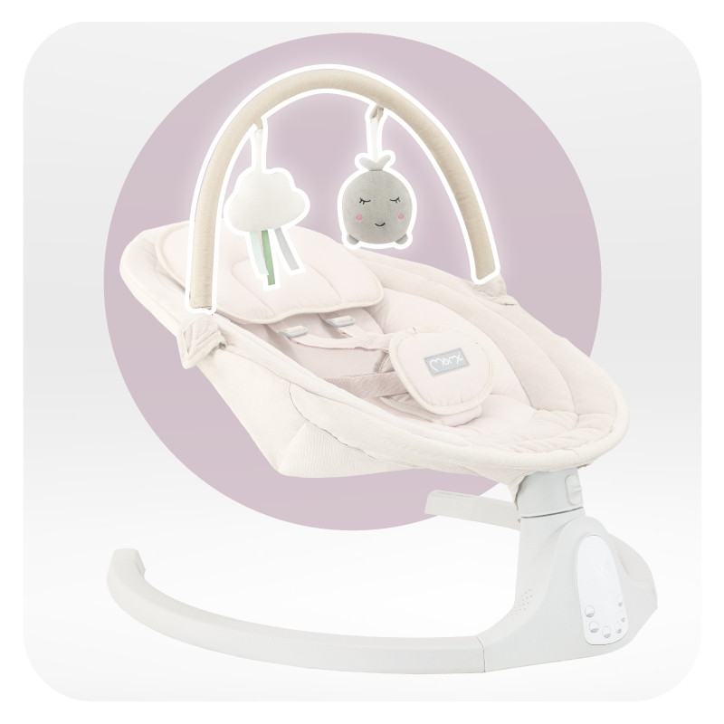 Укачивающий центр KENANI MoMi BULE00041 Onyx Sand с пультом управления