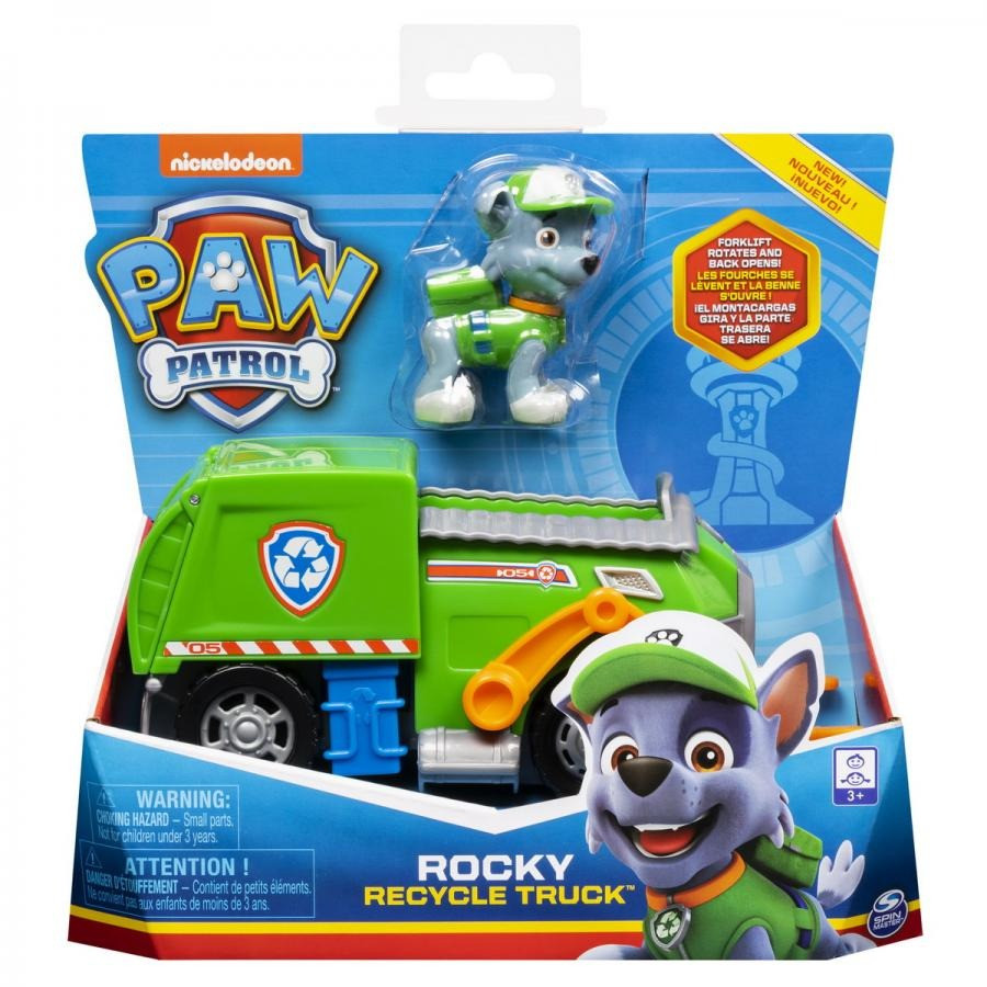Автомобиль с водителем Paw Patrol SM16775/9948 Щенячий патруль Рокки