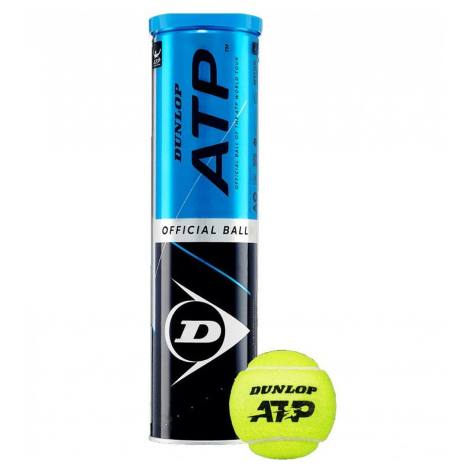 Мячи для тенниса ATP Official Dunlop 601314, 4 шт