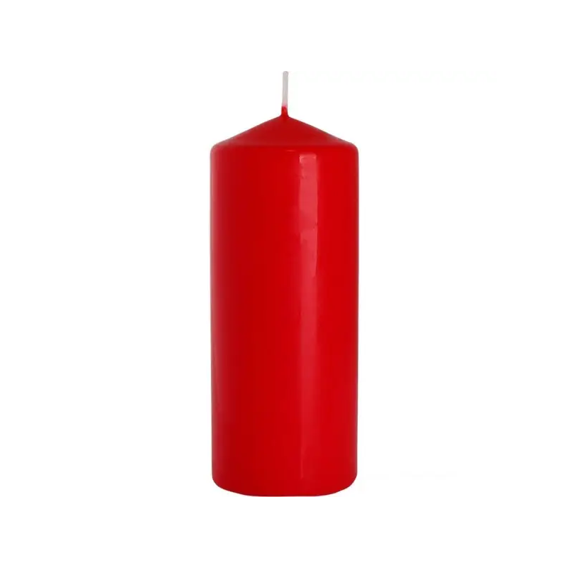Свеча столовая цилиндр Bispol AURA Candles Bispol SW60_150_030 красный