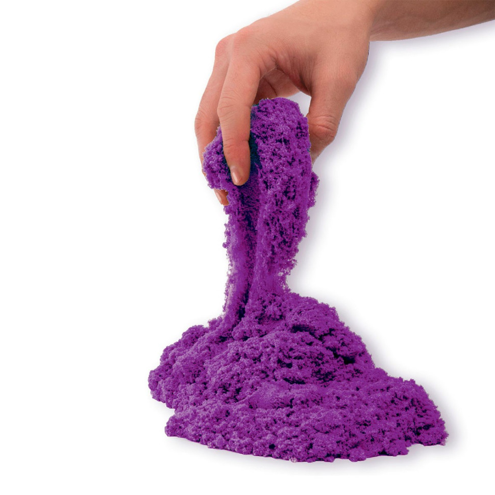 Песок для детского творчества «COLOUR» Kinetic Sand 71453P, фиолетовый, 907 г