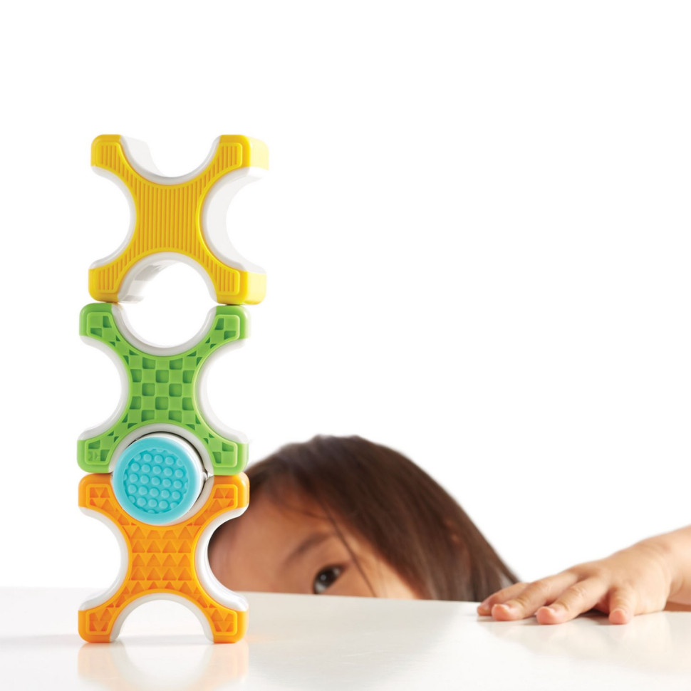 Магнітний конструктор Grippies Stackers Guidecraft G8313, 16 деталей 