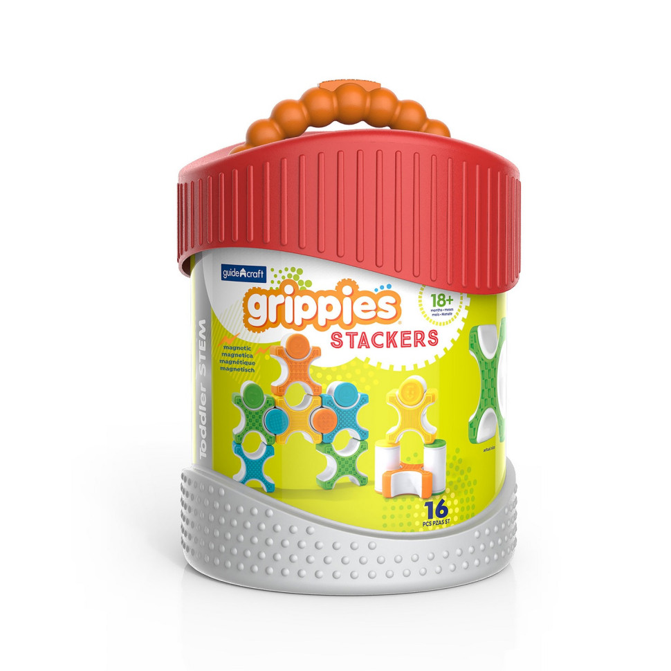 Магнітний конструктор Grippies Stackers Guidecraft G8313, 16 деталей 