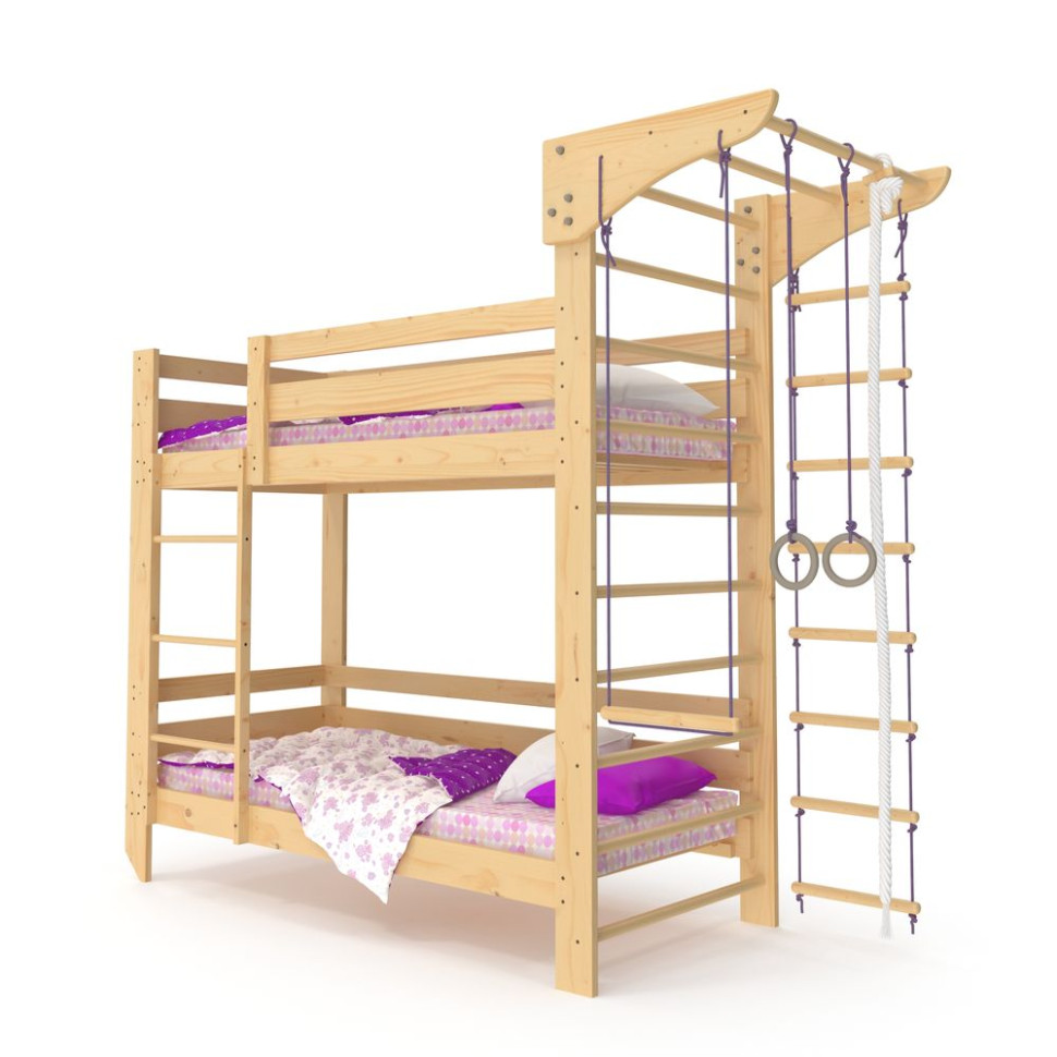 Двоярусне спортивне ліжко SportBaby babyson 9, 80x190см